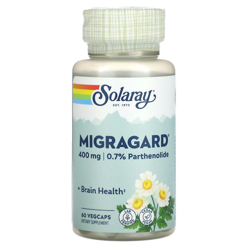 Solaray, MigraGard, 400 мг, 60 растительных капсул #1