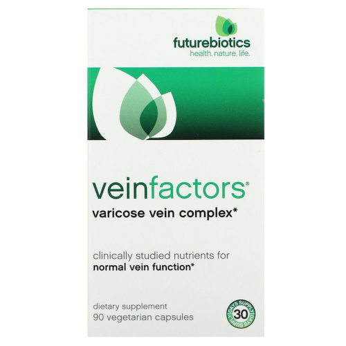 FutureBiotics, VeinFactors, противоварикозный комплекс, 90 вегетарианских капсул #1