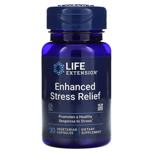 Life Extension, эффективное снятие стресса, 30 вегетарианских капсул #1