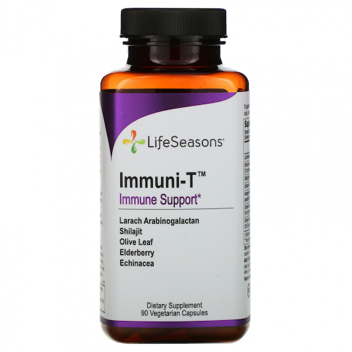 LifeSeasons, Immuni-T, 90 вегетарианских капсул #1