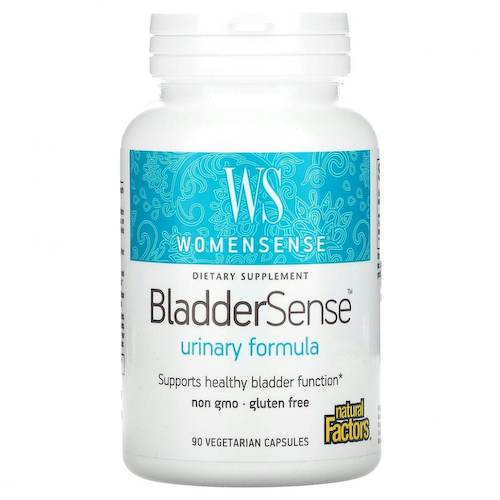 Natural Factors, Womensense, BladderSense, 90 вегетарианских капсул #1
