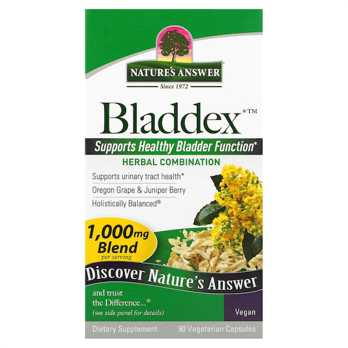 Nature's Answer, Bladdex, 500 мг, 90 вегетарианских капсул #1