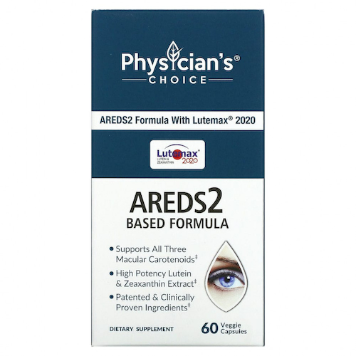Physician's Choice, Формула на основе Areds2, 60 растительных капсул #1