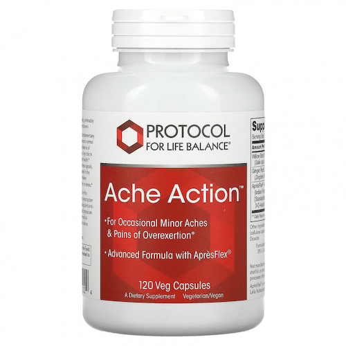 Protocol for Life Balance, Ache Action, 120 растительных капсул #1