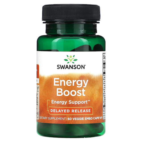 Swanson, Energy Boost`` 60 вегетарианских капсул EMBO #1