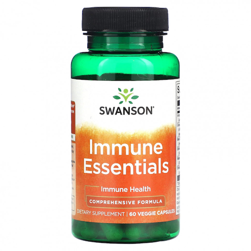 Swanson, Immune Essentials, 60 растительных капсул #1