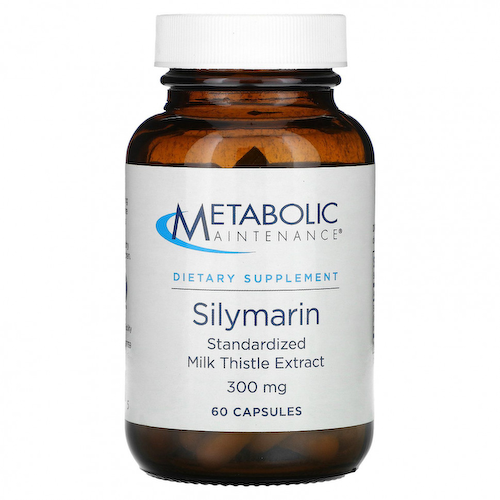 Metabolic Maintenance, Силимарин, стандартизированный экстракт расторопши, 300 мг, 60 капсул #1