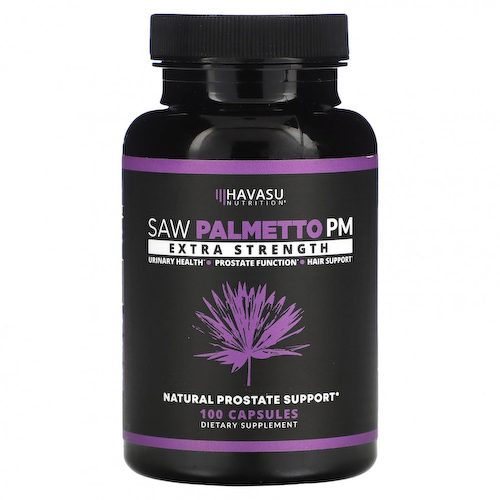 Havasu Nutrition, Saw Palmetto PM, повышенная сила действия, 100 капсул #1
