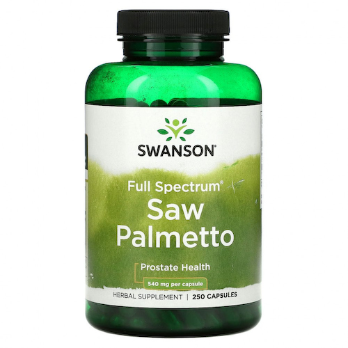 Swanson, Full Spectrum Saw Palmetto, Prostate, 540 mg, 250 Capsules #1