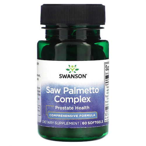 Swanson, Saw Palmetto, 60 мягких таблеток #1