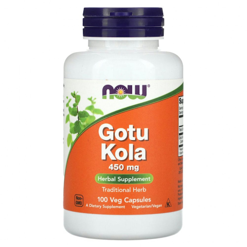 NOW Foods, Готу кола, 450 мг, 100 растительных капсул #1
