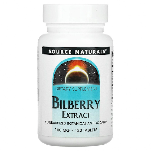 Source Naturals, Экстракт черники, 100 мг, 120 таблеток #1