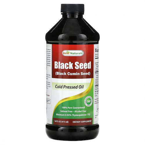 Best Naturals, Black Seed, масло холодного отжима, 473 мл (16 жидк. Унций) #1