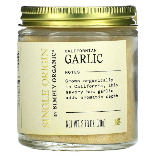 Simply Organic, Single Origin, калифорнийский чеснок, 79 г (2,79 унции) #1