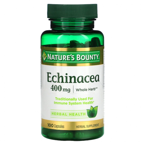 Nature's Bounty, Эхинацея, 400 мг, 100 капсул #1