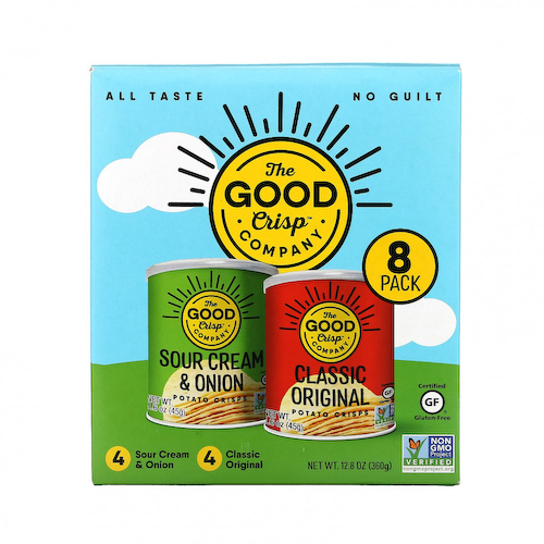 The Good Crisp Company, Картофельные чипсы, разнообразные упаковки, 8 шт., 45 г (1,6 унции) #1