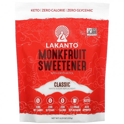 Lakanto, подсластитель из архата с эритритолом, классический, 235 г (8,29 унции) #1