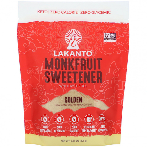 Lakanto, подсластитель из архата с эритритолом, золотой, 235 г (8,29 унции) #1