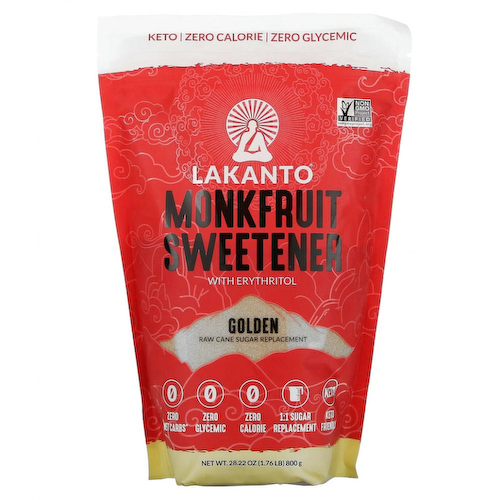 Lakanto, подсластитель из архата с эритритолом, золотой, 800 г (28,22 унции) #1