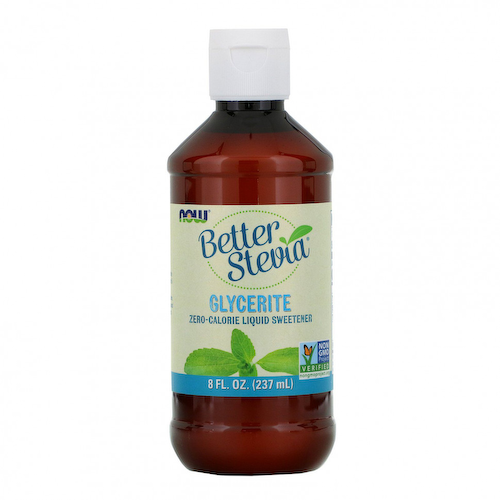 NOW Foods, Better Stevia, бескалорийный жидкий подсластитель, глицерит, 237 мл (8 жидк. унций) #1