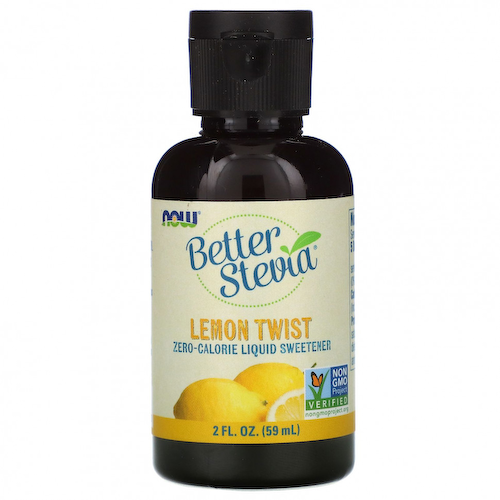 NOW Foods, Better Stevia, низкокалорийный жидкий подсластитель, лимонная твист, 59 мл (2 жидк. Унции) #1
