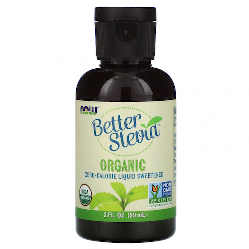 NOW Foods, Better Stevia, органический бескалорийный жидкий подсластитель, 59 мл (2 жидк. унции) #1