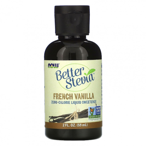 NOW Foods, Жидкий подсластитель Better Stevia, французская ваниль, 59 мл #1