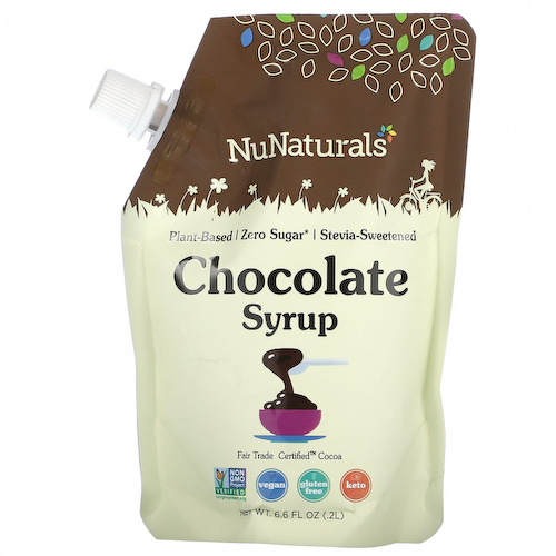 NuNaturals, Шоколадный сироп, 0,2 л (6,6 жидк. Унции) #1