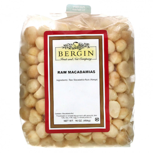 Bergin Fruit and Nut Company, сырые орехи макадамия, 454 г (16 унций) #1