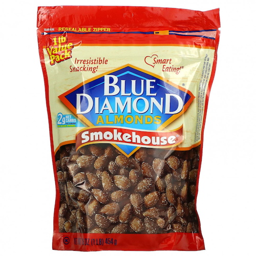 Blue Diamond, Миндаль, коптильня, 454 г (16 унций) #1