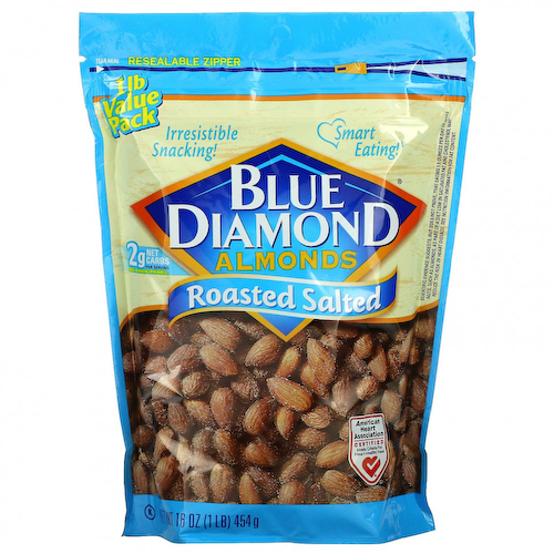 Blue Diamond, Миндаль, обжаренный с солью, 454 г (16 унций) #1