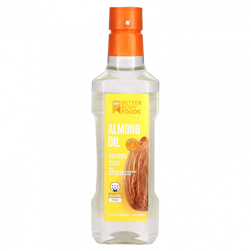 BetterBody Foods, Миндальное масло, 500 мл (16,9 жидк. Унции) #1