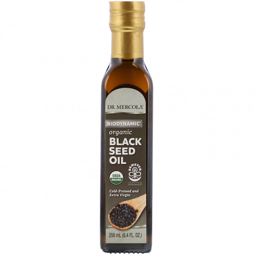 Dr. Mercola, Biodynamic, Органическое масло черного тмина, 8,4 жидких унций (250 мл) #1