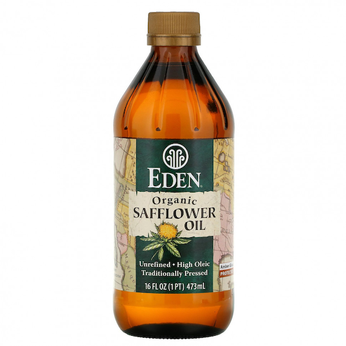 Eden Foods, Органическое сафлоровое масло, нерафинированное, 16 жидких унций (473 мл) #1