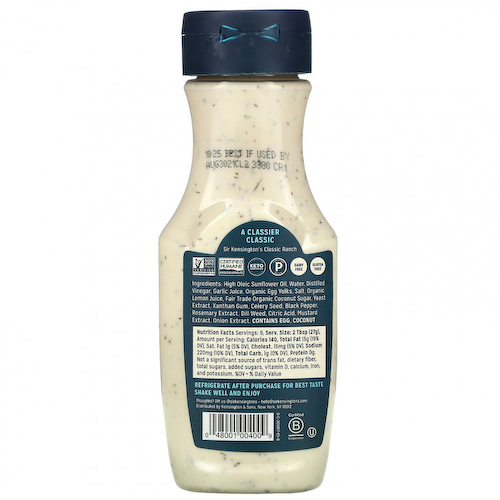 Sir Kensington's, Classic Ranch, 266 мл (9 жидк. Унций) #1