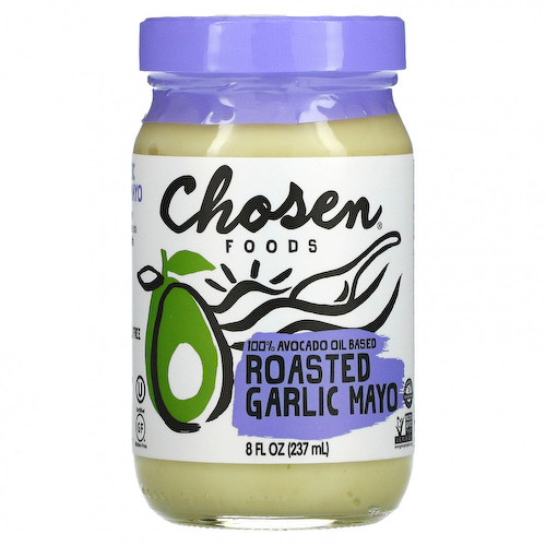 Chosen Foods, Жареный чесночный майонез, 8 жидких унций (237 мл) #1