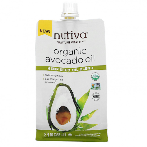 Nutiva, Органическое масло авокадо, 355 мл (12 жидк. Унций) #1