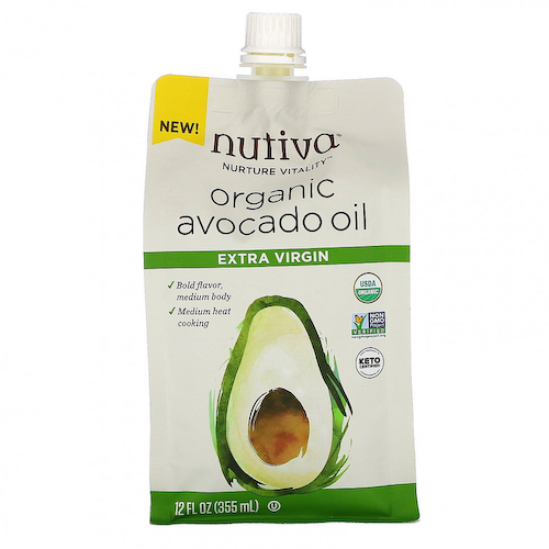Nutiva, органическое масло авокадо, первого отжима, 355 мл (12 жидк. унций) #1