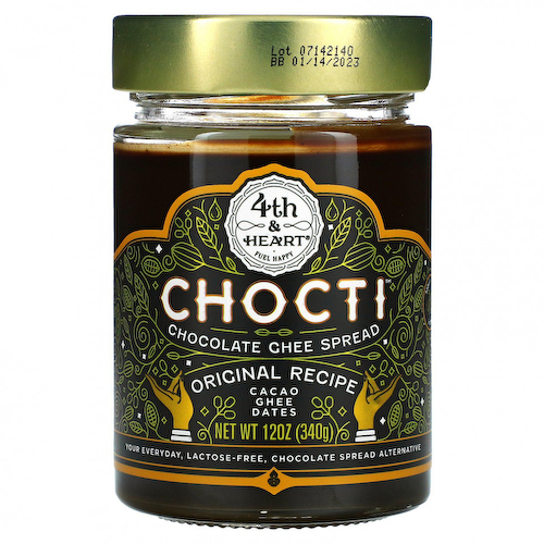 4th & Heart, Chocti, шоколадный спред гхи, оригинальный рецепт, 340 г (12 унций) #1