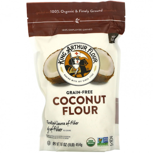 King Arthur Flour, Кокосовая мука, без зерна, 454 г (16 унций) #1