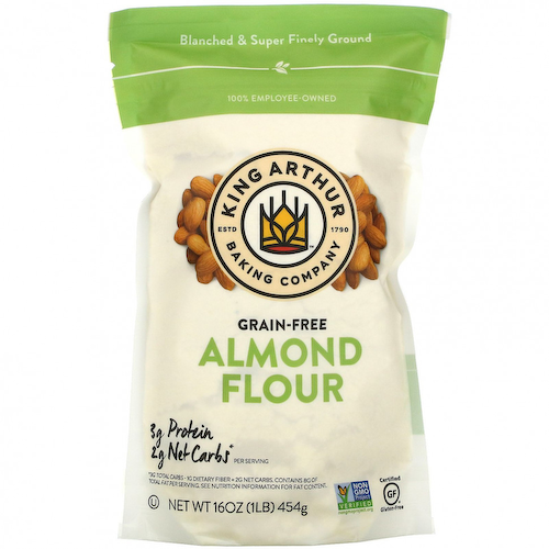 King Arthur Flour, Миндальная мука, без зерна, 16 унций (454 г) #1