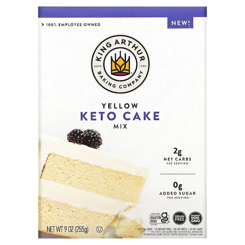 King Arthur Flour, Желтая кето смесь для торта, 255 г (9 унций) #1