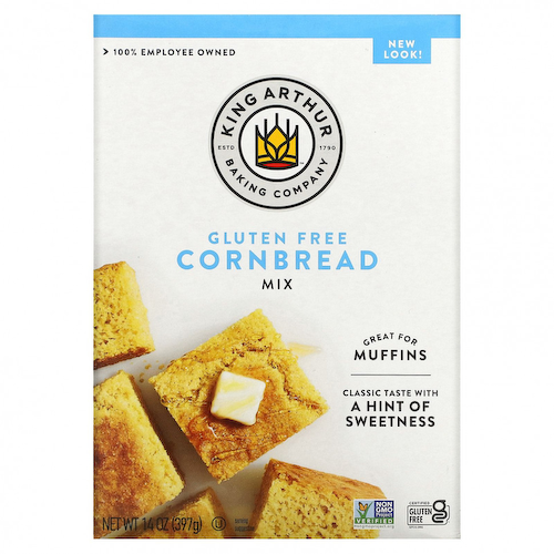 King Arthur Flour, Смесь кукурузного хлеба без глютена, 397 г (14 унций) #1