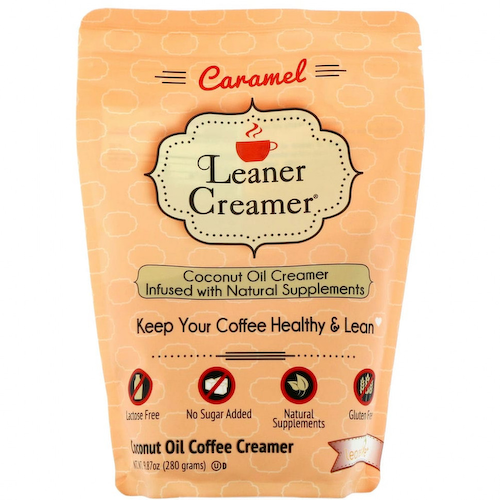 Leaner Creamer, сливки из кокосового масла, карамель, 280 г (9,87 унции) #1