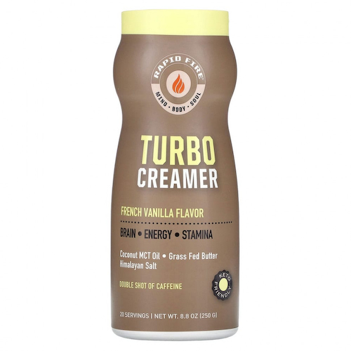 RAPIDFIRE, Turbo Creamer, сливки со вкусом французской ванили, 250 г (8,8 унции) #1