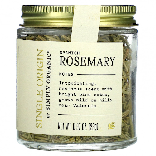 Simply Organic, Single Origin, испанский розмарин, 0,97 унции (28 г) #1