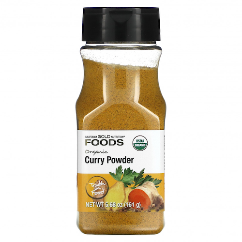 California Gold Nutrition, FOODS, органический порошок карри, 161 г (5,68 унции) #1