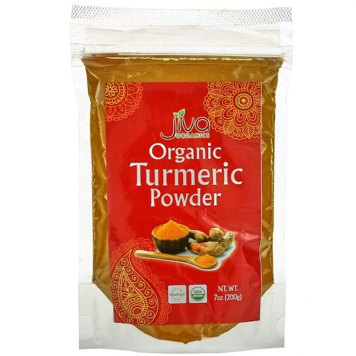 Jiva Organics, Органическая куркума в порошке, 200 г (7 унций) #1