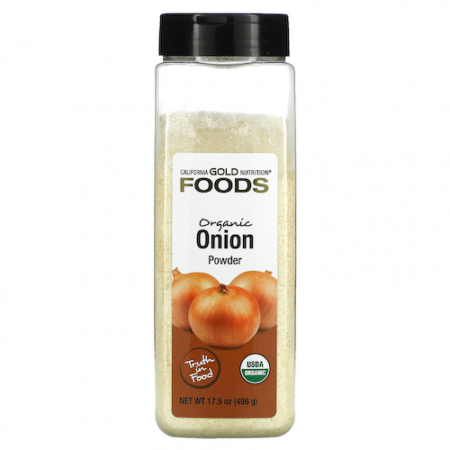 California Gold Nutrition, FOODS, органический луковый порошок, 496 г (17,5 унции) #1