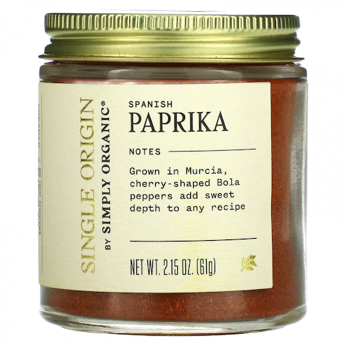 Simply Organic, Single Origin, испанская паприка, 61 г (2,15 унции) #1